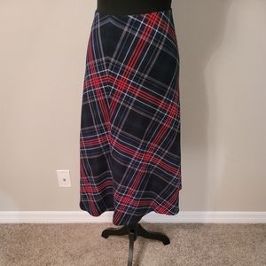 Evan-Picone plaid skirt